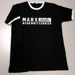 MARX Städter Shirt zweifarbig/schwarz