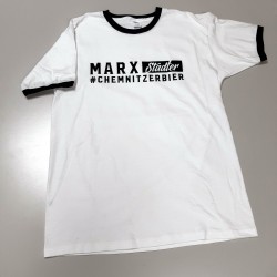 MARX Städter Shirt zweifarbig/weiß