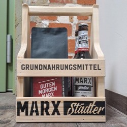 MARX Städter Bierbeutel/6er-Holzträger mit Kaffee...
